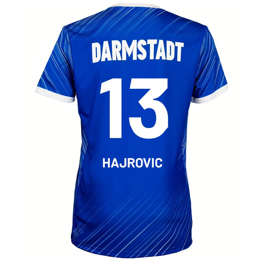 Vaikiškas Vahid Hajrovic #13 Mėlyna Balta Namų Marškinėliai 2024/25 T-Shirt