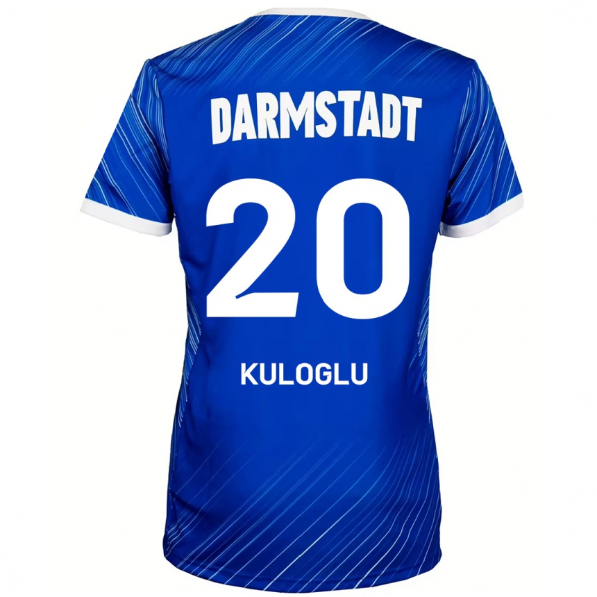 Vaikiškas Can Kuloglu #20 Mėlyna Balta Namų Marškinėliai 2024/25 T-Shirt