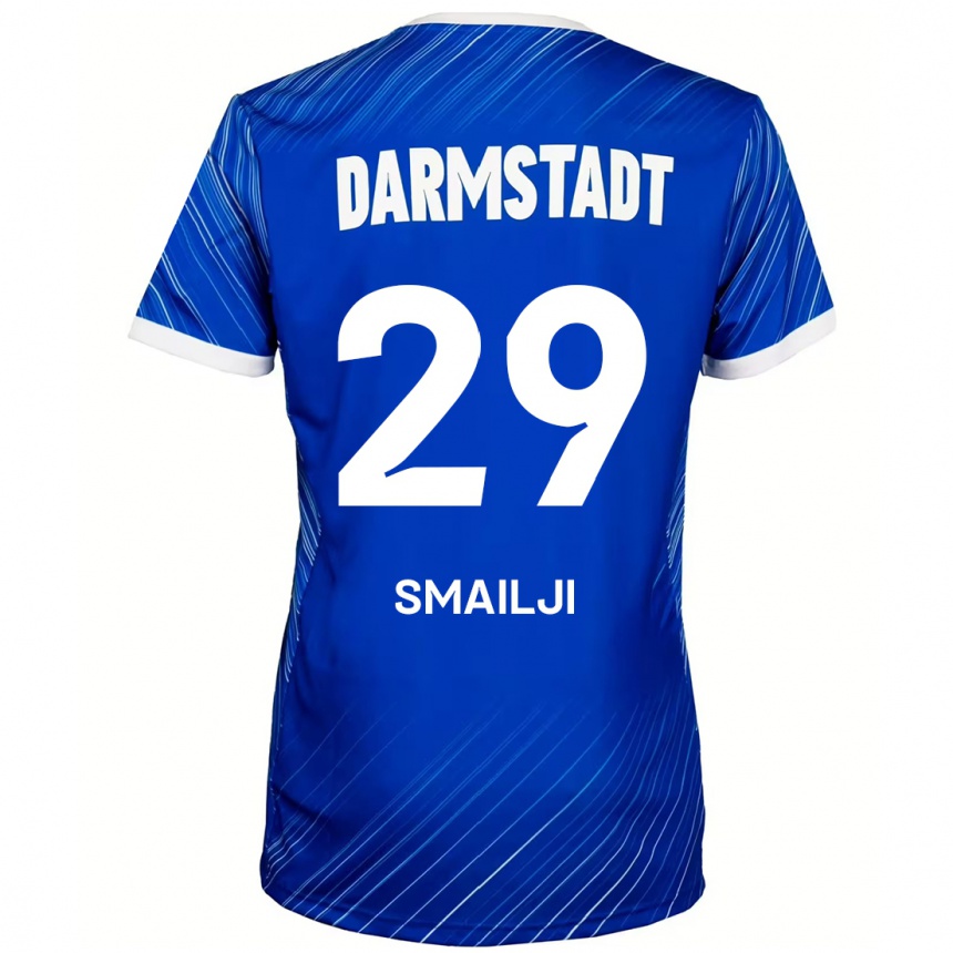 Vaikiškas Esad Smailji #29 Mėlyna Balta Namų Marškinėliai 2024/25 T-Shirt