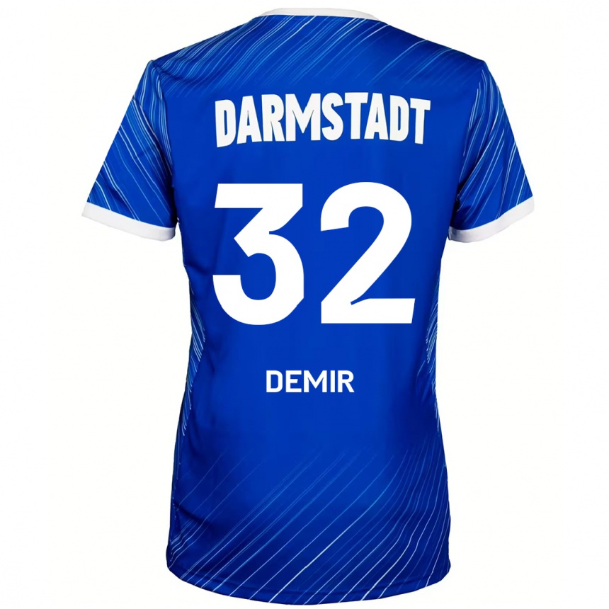 Vaikiškas Lean Demir #32 Mėlyna Balta Namų Marškinėliai 2024/25 T-Shirt