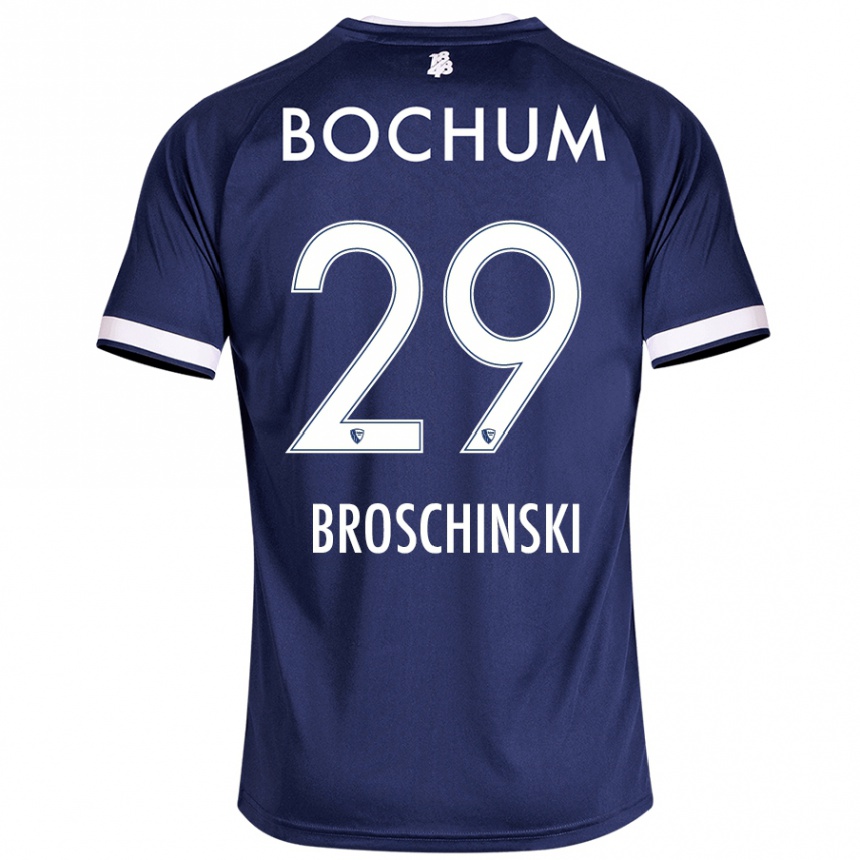 Vaikiškas Moritz Broschinski #29 Tamsiai Mėlyna Namų Marškinėliai 2024/25 T-Shirt