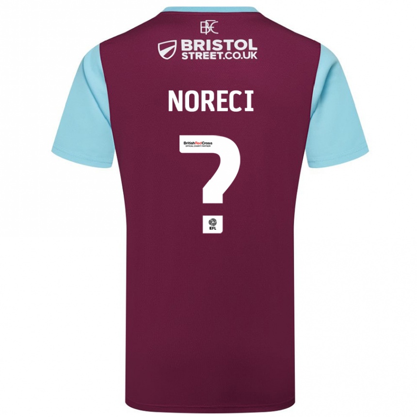 Vaikiškas Jamie Noreci #0 Burgundijos Dangaus Mėlynas Namų Marškinėliai 2024/25 T-Shirt