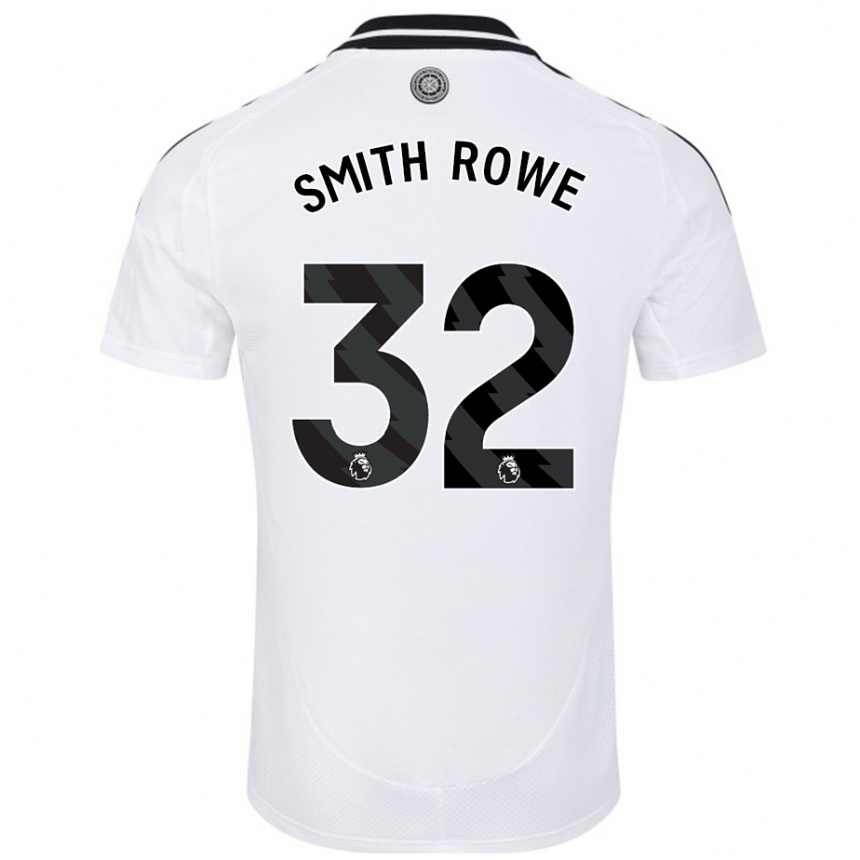 Vaikiškas Emile Smith Rowe #32 Baltas Namų Marškinėliai 2024/25 T-Shirt