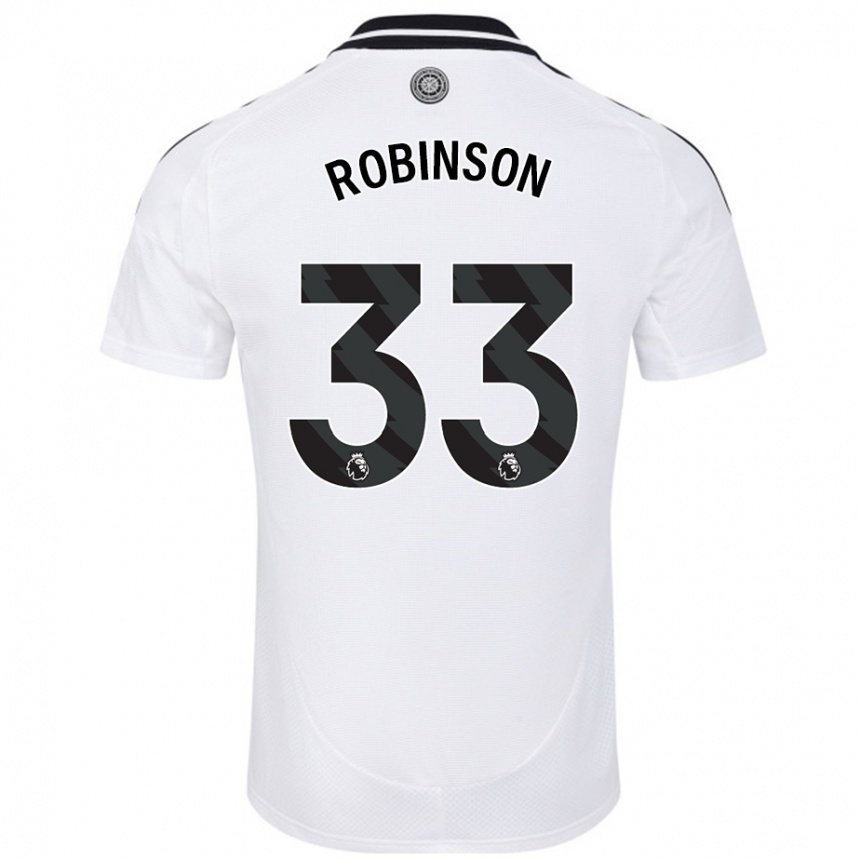 Vaikiškas Antonee Robinson #33 Baltas Namų Marškinėliai 2024/25 T-Shirt