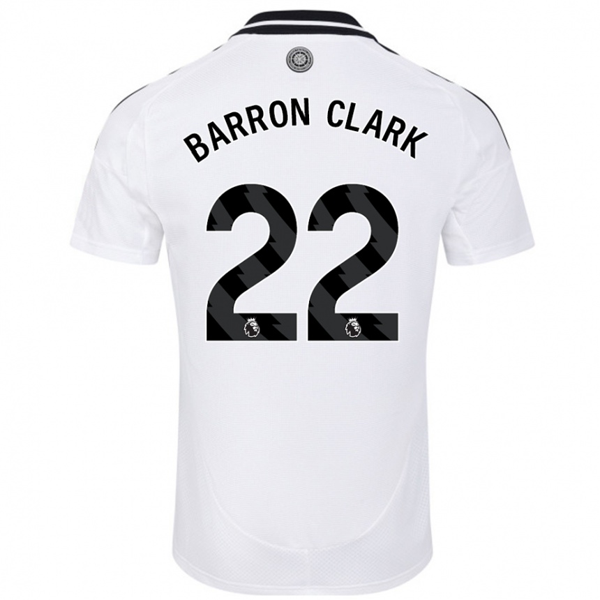 Vaikiškas Betty Barron-Clark #22 Baltas Namų Marškinėliai 2024/25 T-Shirt