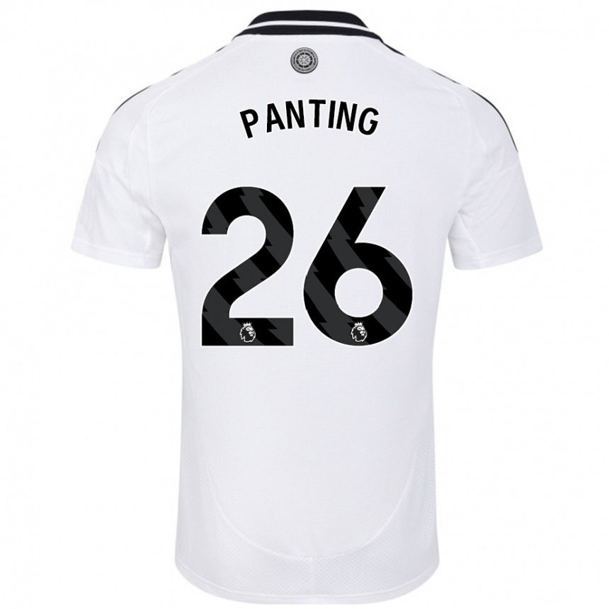 Vaikiškas Rachel Panting #26 Baltas Namų Marškinėliai 2024/25 T-Shirt