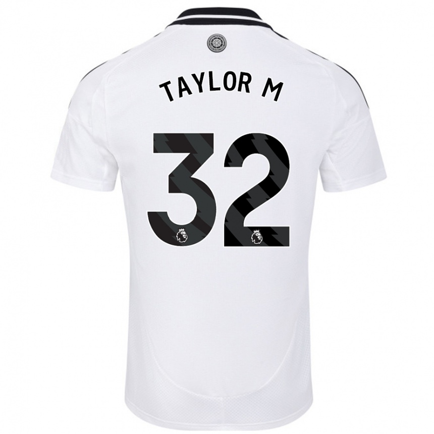 Vaikiškas Belle Taylor-M #32 Baltas Namų Marškinėliai 2024/25 T-Shirt