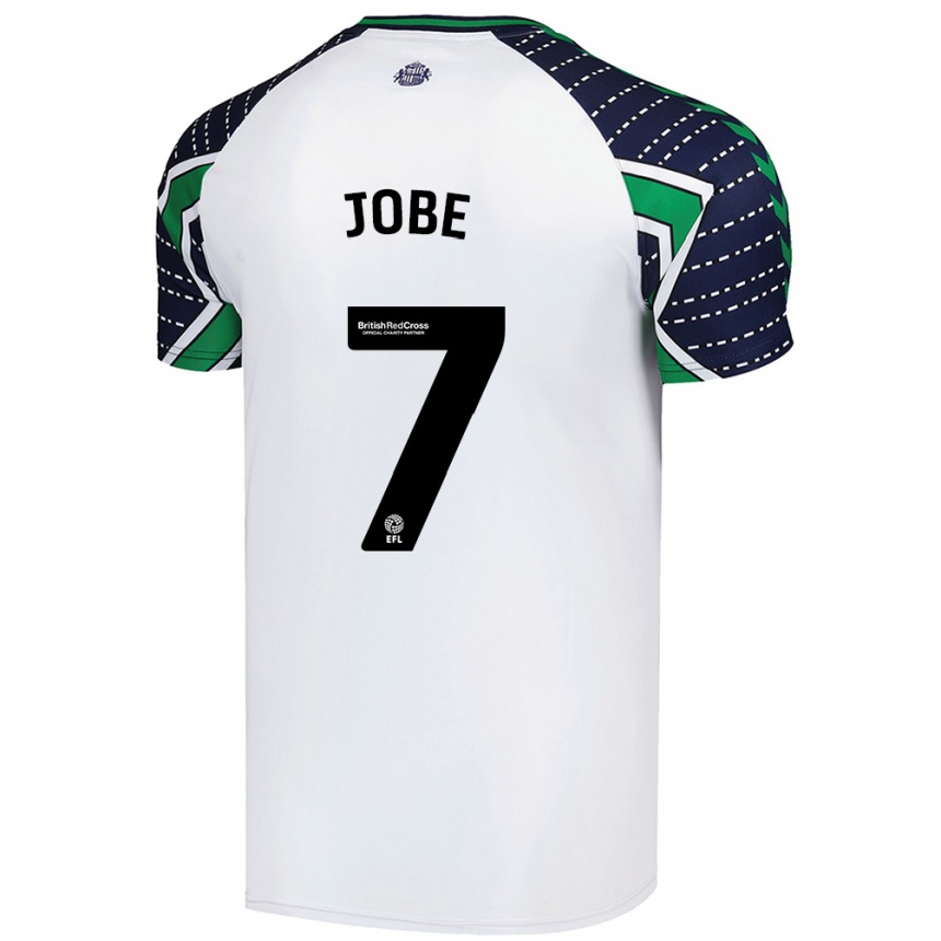 Vaikiškas Jobe Bellingham #7 Baltas Išvykos Marškinėliai 2024/25 T-Shirt