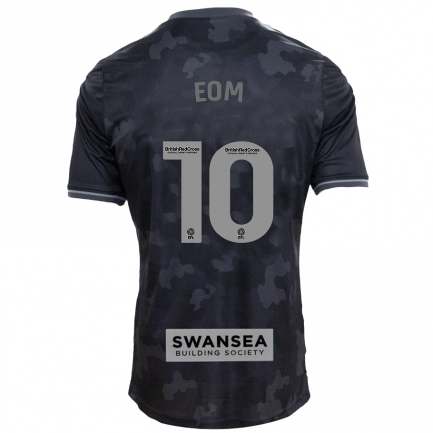 Vaikiškas Ji-Sung Eom #10 Juoda Išvykos Marškinėliai 2024/25 T-Shirt