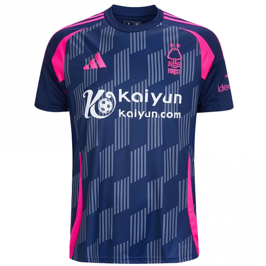 Vaikiškas Evan Boulter #0 Karališkoji Mėlyna Rožinė Išvykos Marškinėliai 2024/25 T-Shirt