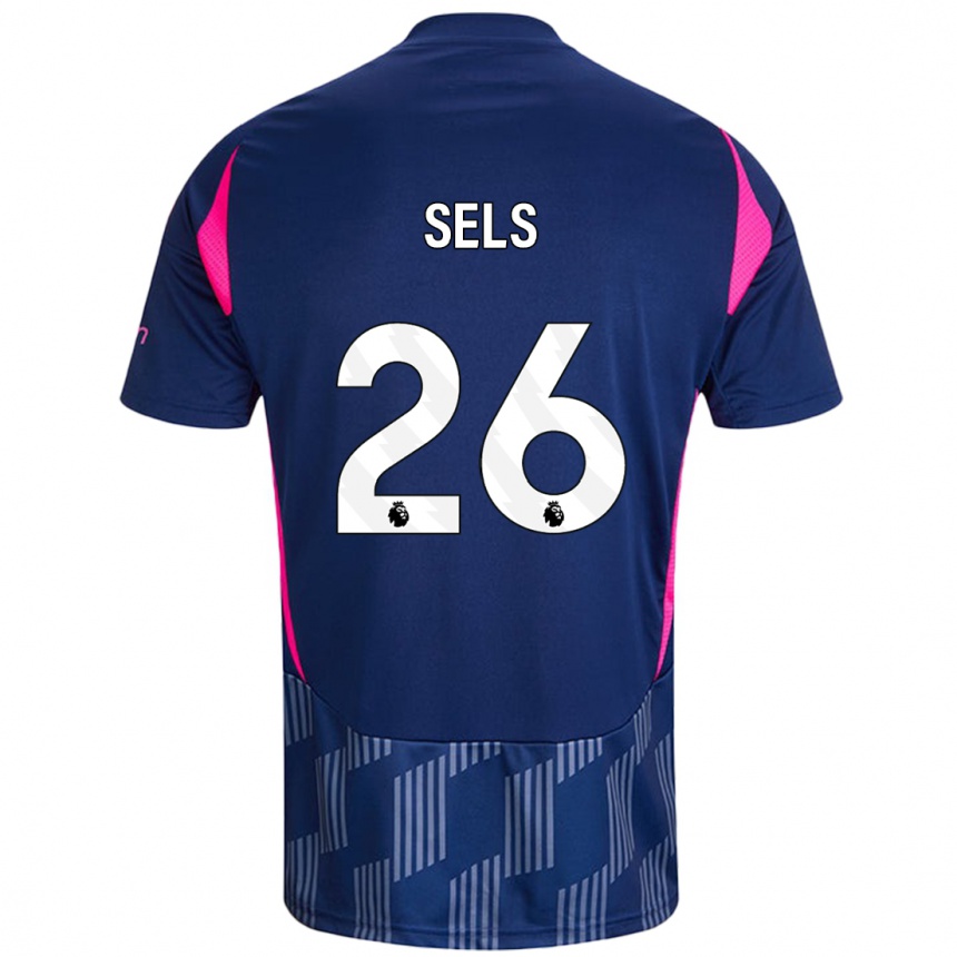 Vaikiškas Matz Sels #26 Karališkoji Mėlyna Rožinė Išvykos Marškinėliai 2024/25 T-Shirt