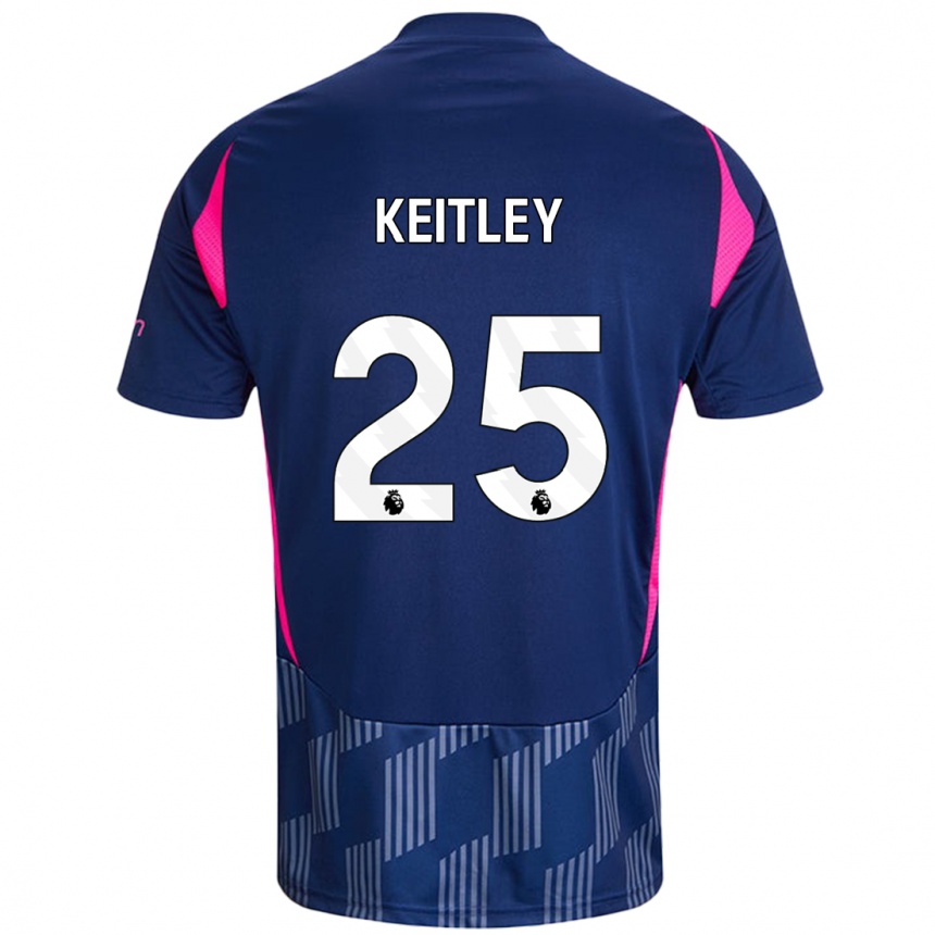 Vaikiškas Alice Keitley #25 Karališkoji Mėlyna Rožinė Išvykos Marškinėliai 2024/25 T-Shirt