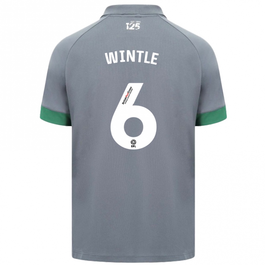 Vaikiškas Ryan Wintle #6 Tamsiai Pilka Išvykos Marškinėliai 2024/25 T-Shirt