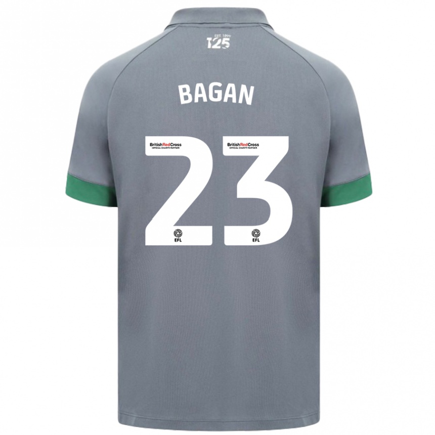 Vaikiškas Joel Bagan #23 Tamsiai Pilka Išvykos Marškinėliai 2024/25 T-Shirt