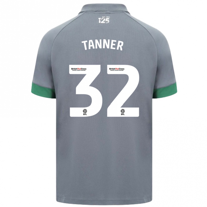 Vaikiškas Ollie Tanner #32 Tamsiai Pilka Išvykos Marškinėliai 2024/25 T-Shirt