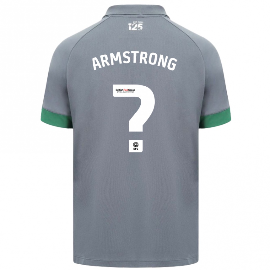 Vaikiškas Luke Armstrong #0 Tamsiai Pilka Išvykos Marškinėliai 2024/25 T-Shirt