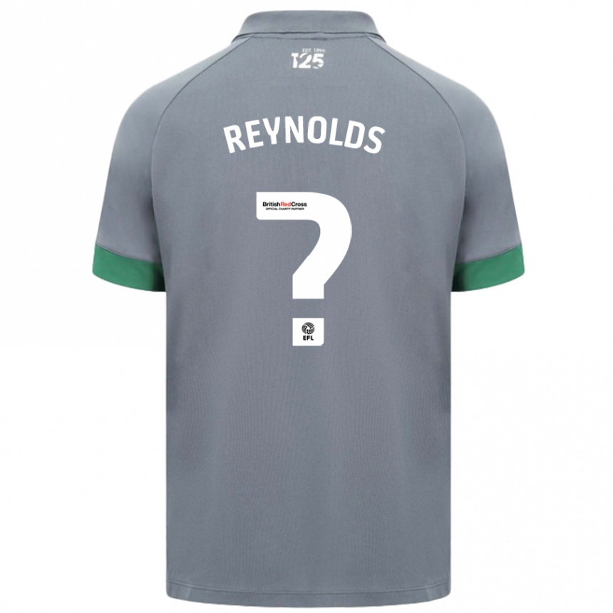 Vaikiškas Oliver Reynolds #0 Tamsiai Pilka Išvykos Marškinėliai 2024/25 T-Shirt