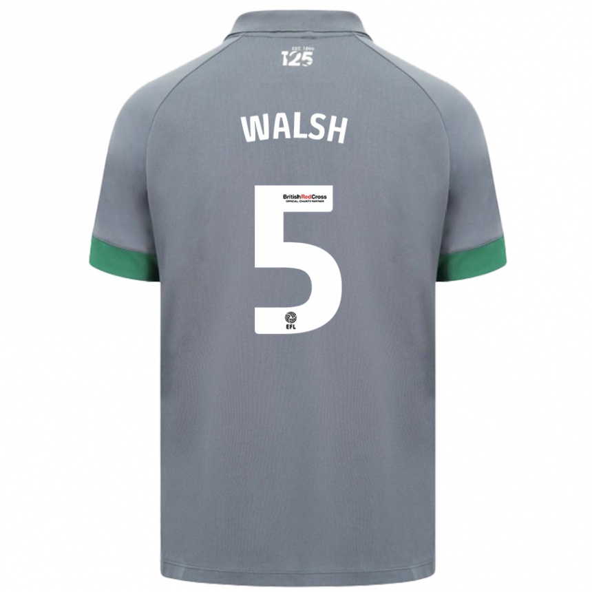 Vaikiškas Siobhan Walsh #5 Tamsiai Pilka Išvykos Marškinėliai 2024/25 T-Shirt