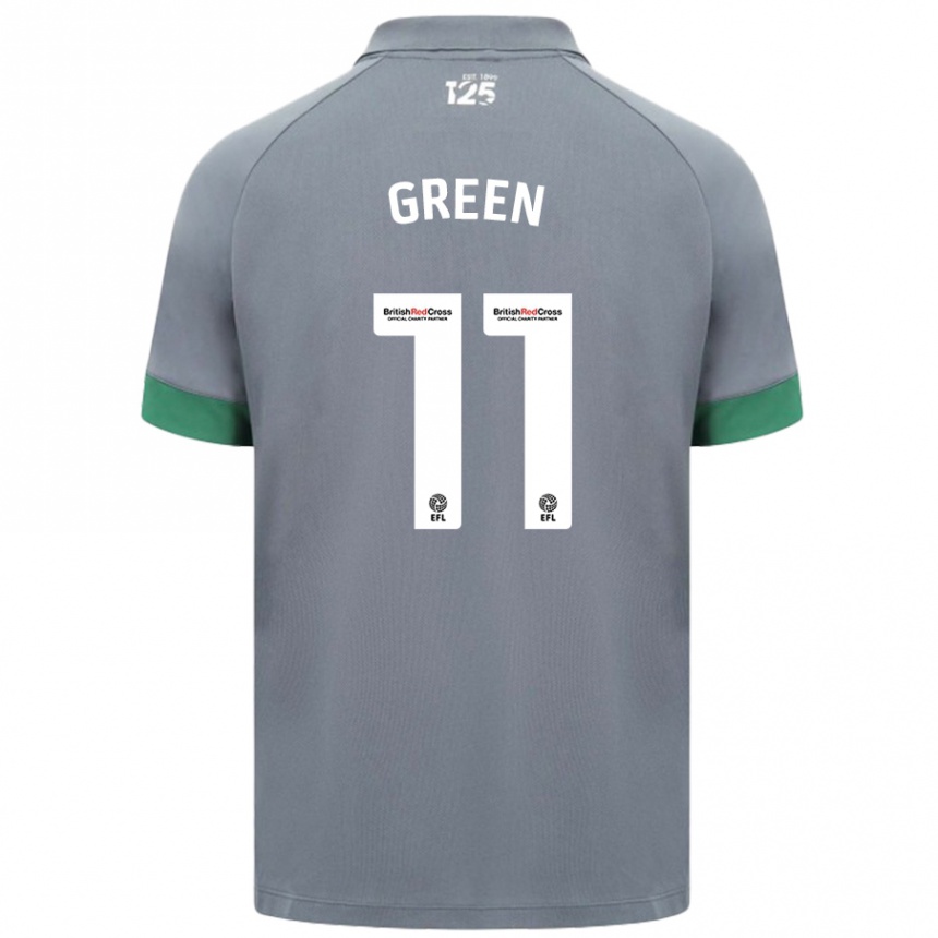 Vaikiškas Danielle Green #11 Tamsiai Pilka Išvykos Marškinėliai 2024/25 T-Shirt