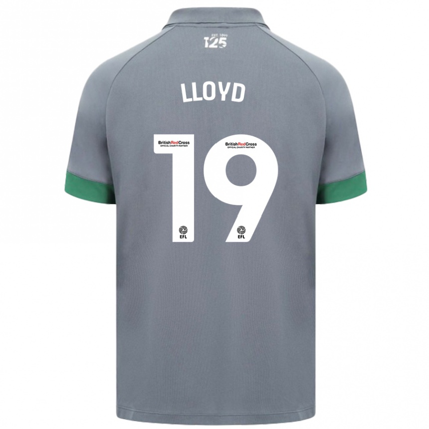 Vaikiškas Madison Lloyd #19 Tamsiai Pilka Išvykos Marškinėliai 2024/25 T-Shirt