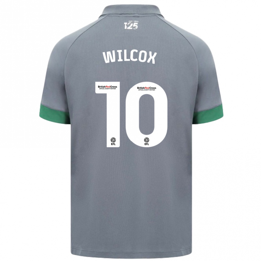 Vaikiškas Danielle Wilcox #10 Tamsiai Pilka Išvykos Marškinėliai 2024/25 T-Shirt