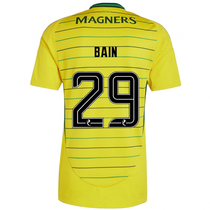 Vaikiškas Scott Bain #29 Geltona Išvykos Marškinėliai 2024/25 T-Shirt