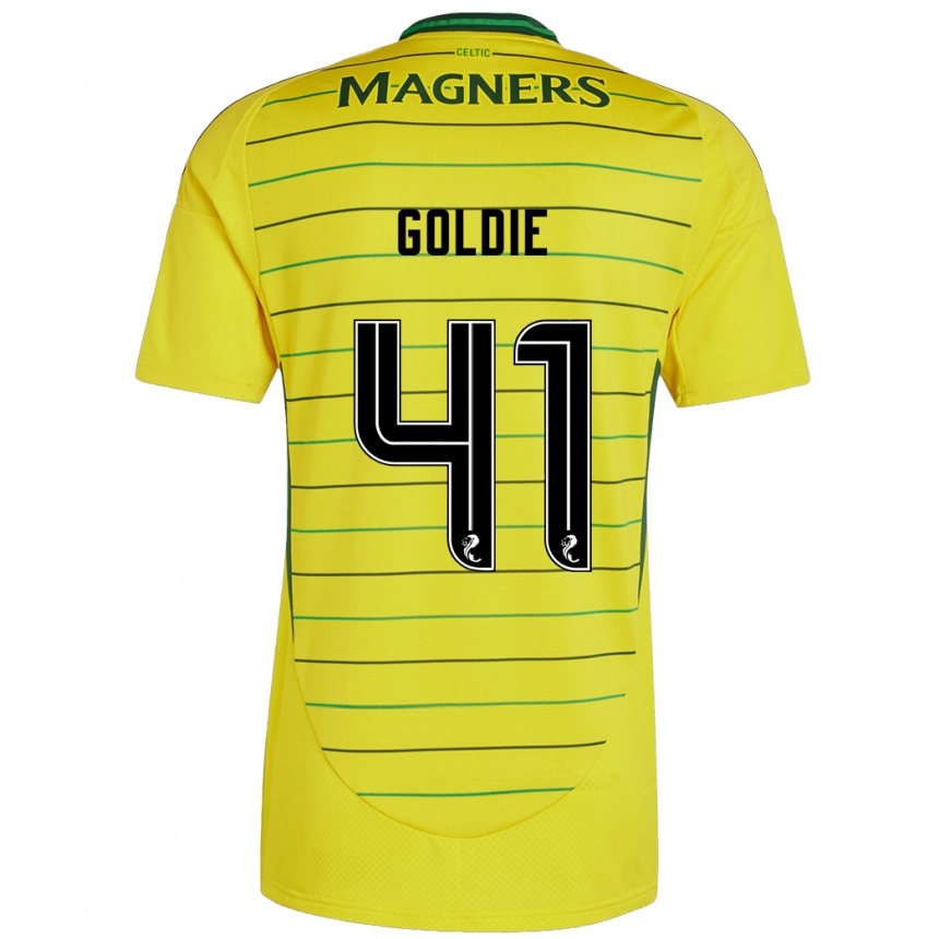 Vaikiškas Clare Goldie #41 Geltona Išvykos Marškinėliai 2024/25 T-Shirt