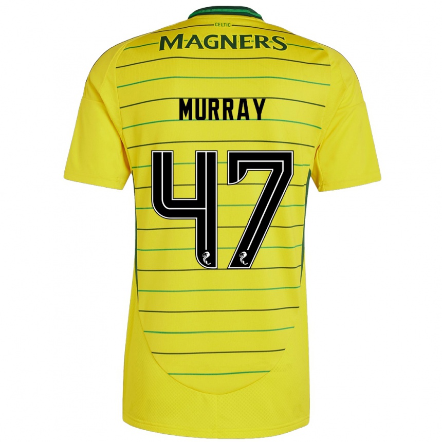 Vaikiškas Dane Murray #47 Geltona Išvykos Marškinėliai 2024/25 T-Shirt