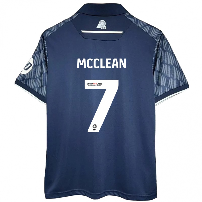 Vaikiškas James Mcclean #7 Juoda Išvykos Marškinėliai 2024/25 T-Shirt