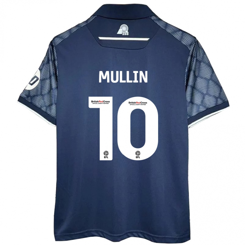 Vaikiškas Paul Mullin #10 Juoda Išvykos Marškinėliai 2024/25 T-Shirt