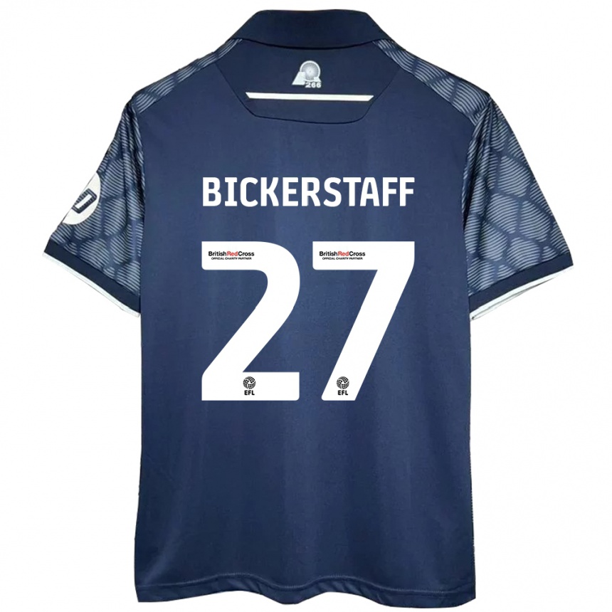 Vaikiškas Jake Bickerstaff #27 Juoda Išvykos Marškinėliai 2024/25 T-Shirt