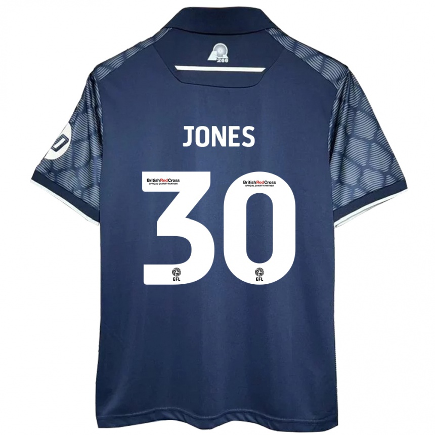 Vaikiškas James Jones #30 Juoda Išvykos Marškinėliai 2024/25 T-Shirt