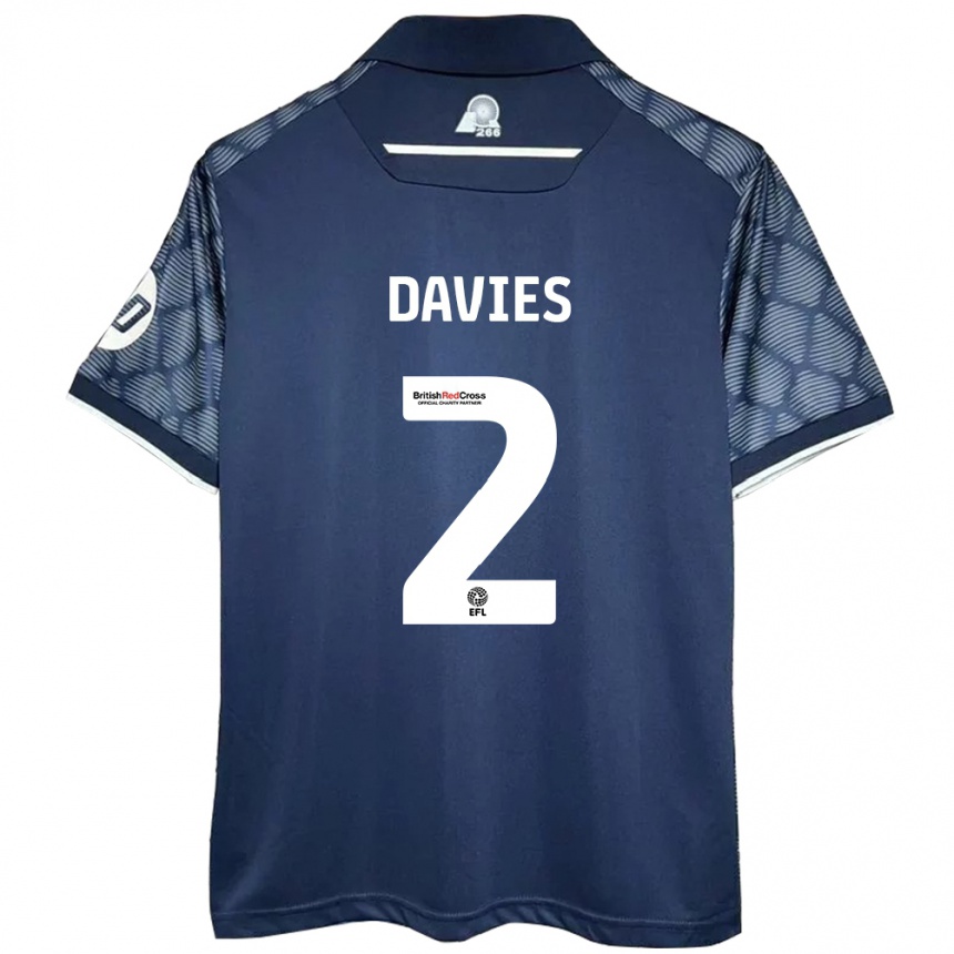 Vaikiškas Phoebe Davies #2 Juoda Išvykos Marškinėliai 2024/25 T-Shirt