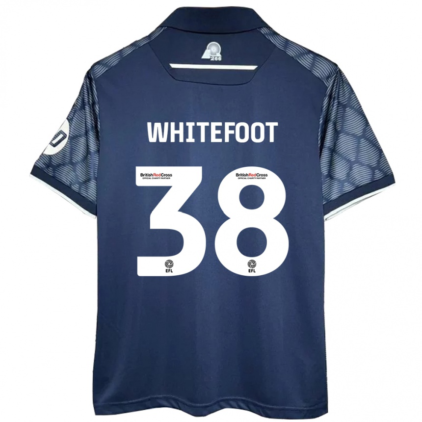 Vaikiškas Lily Whitefoot #38 Juoda Išvykos Marškinėliai 2024/25 T-Shirt