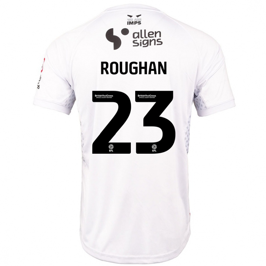 Vaikiškas Sean Roughan #23 Raudona Balta Išvykos Marškinėliai 2024/25 T-Shirt