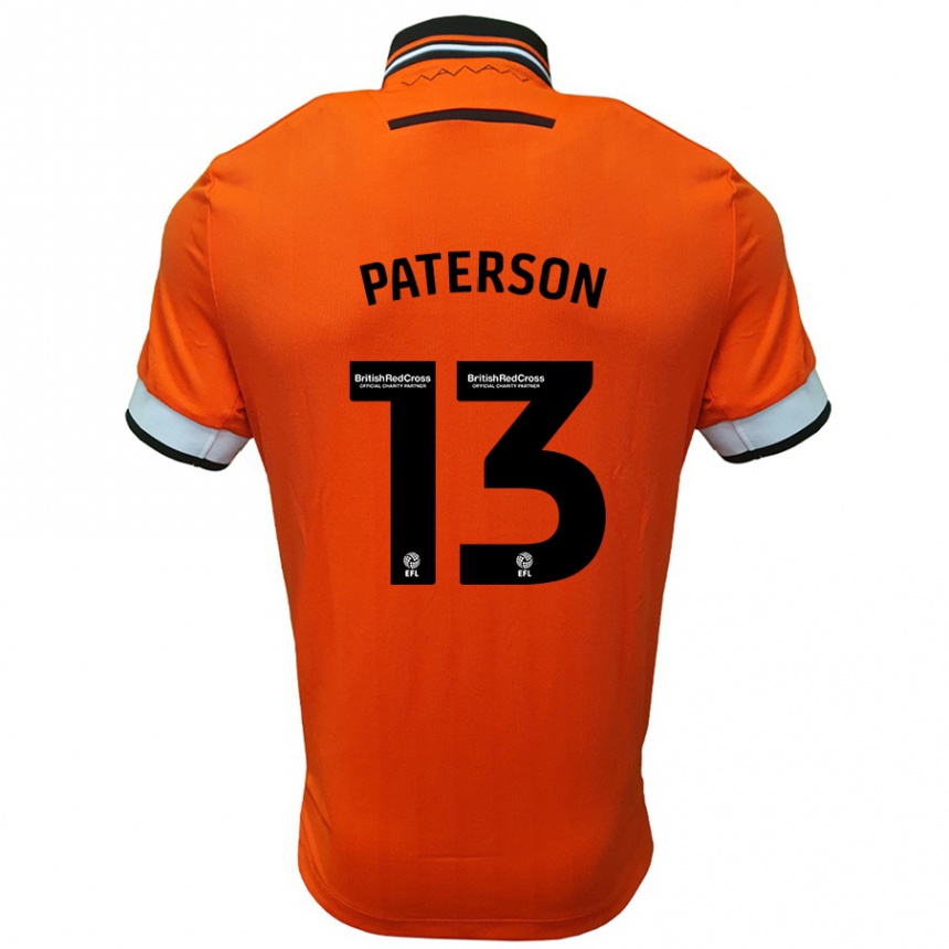 Vaikiškas Callum Paterson #13 Oranžinė Balta Išvykos Marškinėliai 2024/25 T-Shirt