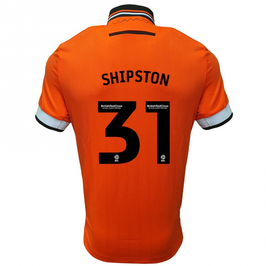 Vaikiškas Rio Shipston #31 Oranžinė Balta Išvykos Marškinėliai 2024/25 T-Shirt