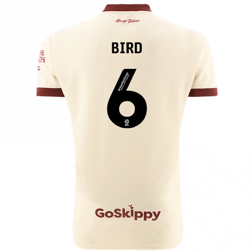 Vaikiškas Max Bird #6 Kreminė Balta Išvykos Marškinėliai 2024/25 T-Shirt