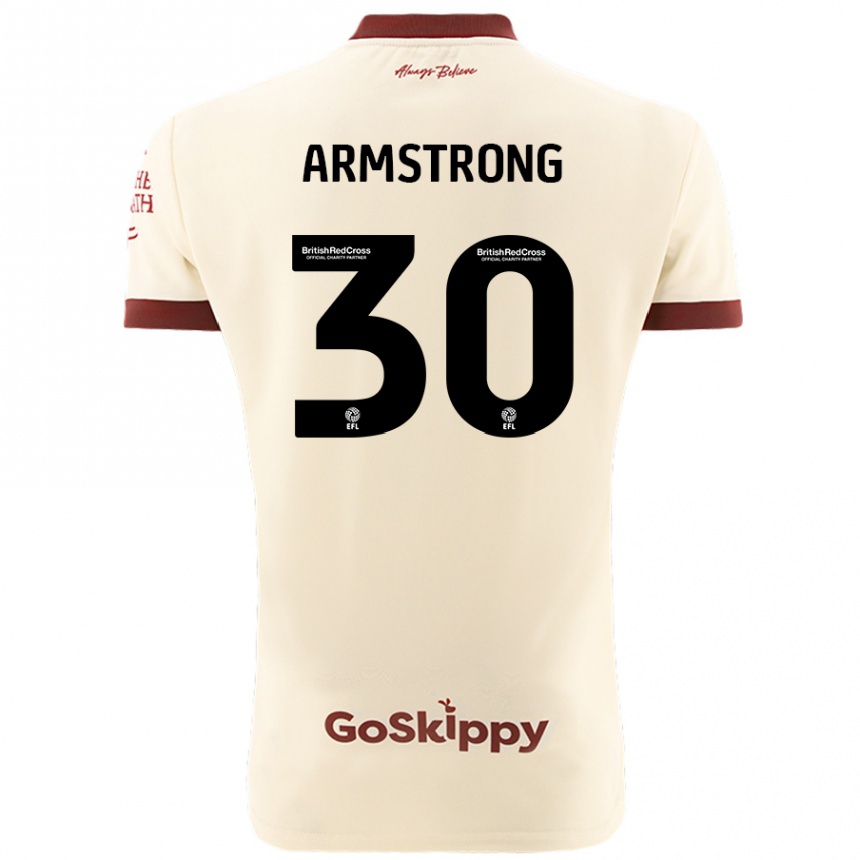 Vaikiškas Sinclair Armstrong #30 Kreminė Balta Išvykos Marškinėliai 2024/25 T-Shirt