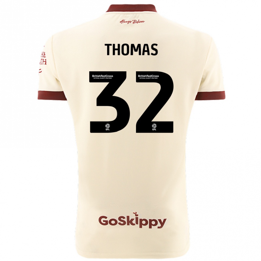 Vaikiškas Lewis Thomas #32 Kreminė Balta Išvykos Marškinėliai 2024/25 T-Shirt