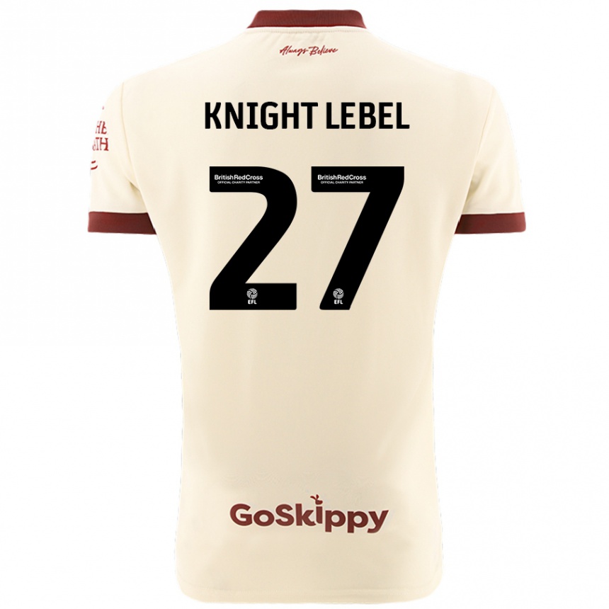 Vaikiškas Jamie Knight-Lebel #27 Kreminė Balta Išvykos Marškinėliai 2024/25 T-Shirt