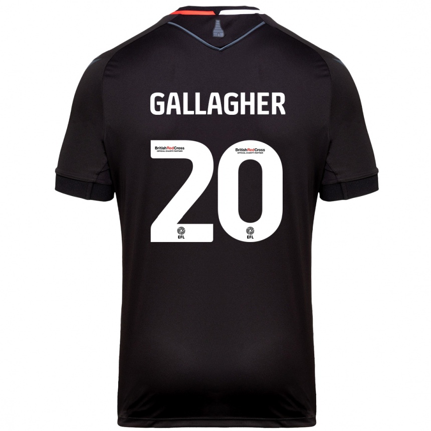 Vaikiškas Sam Gallagher #20 Juoda Išvykos Marškinėliai 2024/25 T-Shirt