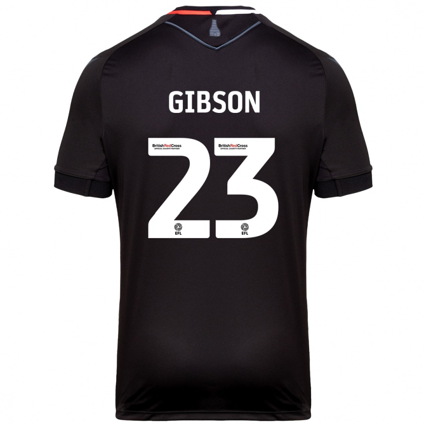 Vaikiškas Ben Gibson #23 Juoda Išvykos Marškinėliai 2024/25 T-Shirt