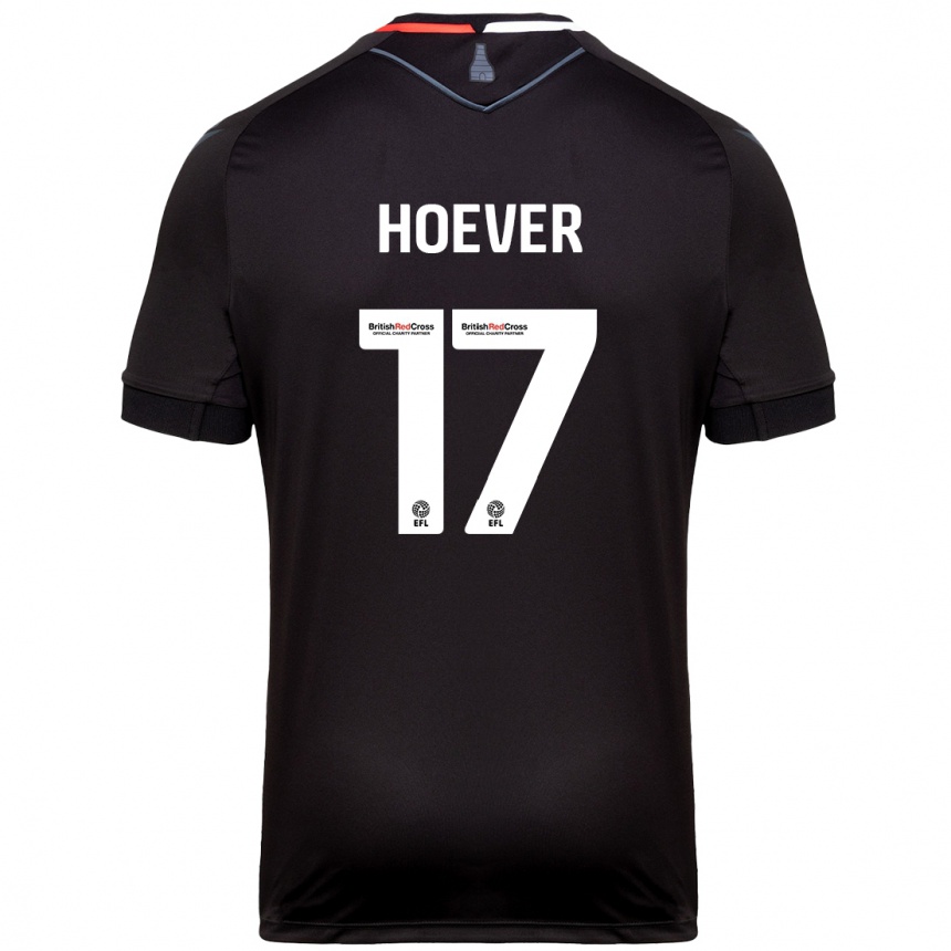 Vaikiškas Ki-Jana Hoever #17 Juoda Išvykos Marškinėliai 2024/25 T-Shirt