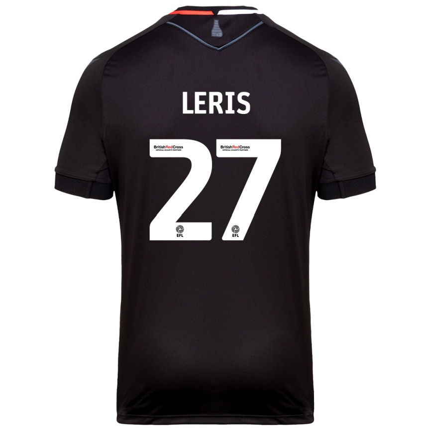 Vaikiškas Mehdi Léris #27 Juoda Išvykos Marškinėliai 2024/25 T-Shirt