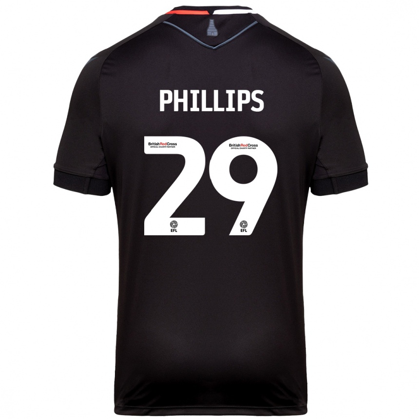 Vaikiškas D'margio Wright-Phillips #29 Juoda Išvykos Marškinėliai 2024/25 T-Shirt