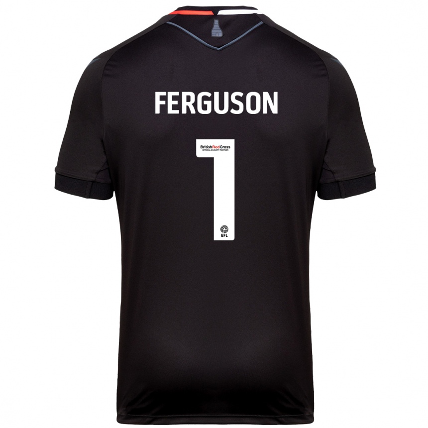 Vaikiškas Georgie Ferguson #1 Juoda Išvykos Marškinėliai 2024/25 T-Shirt