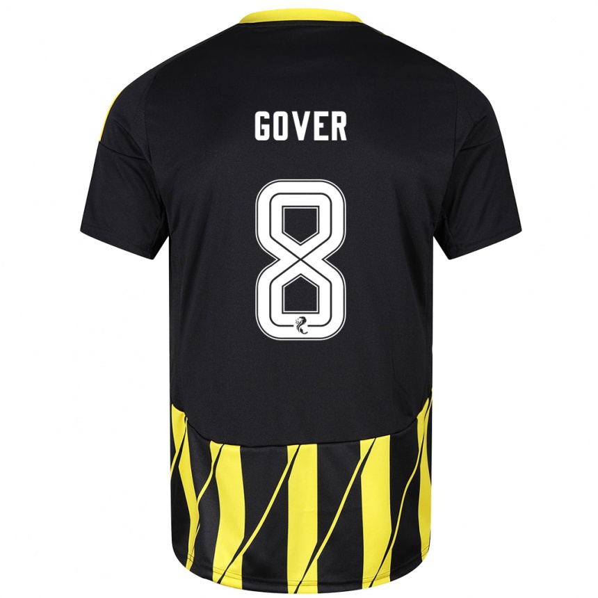 Vaikiškas Chloe Gover #8 Juoda Geltona Išvykos Marškinėliai 2024/25 T-Shirt