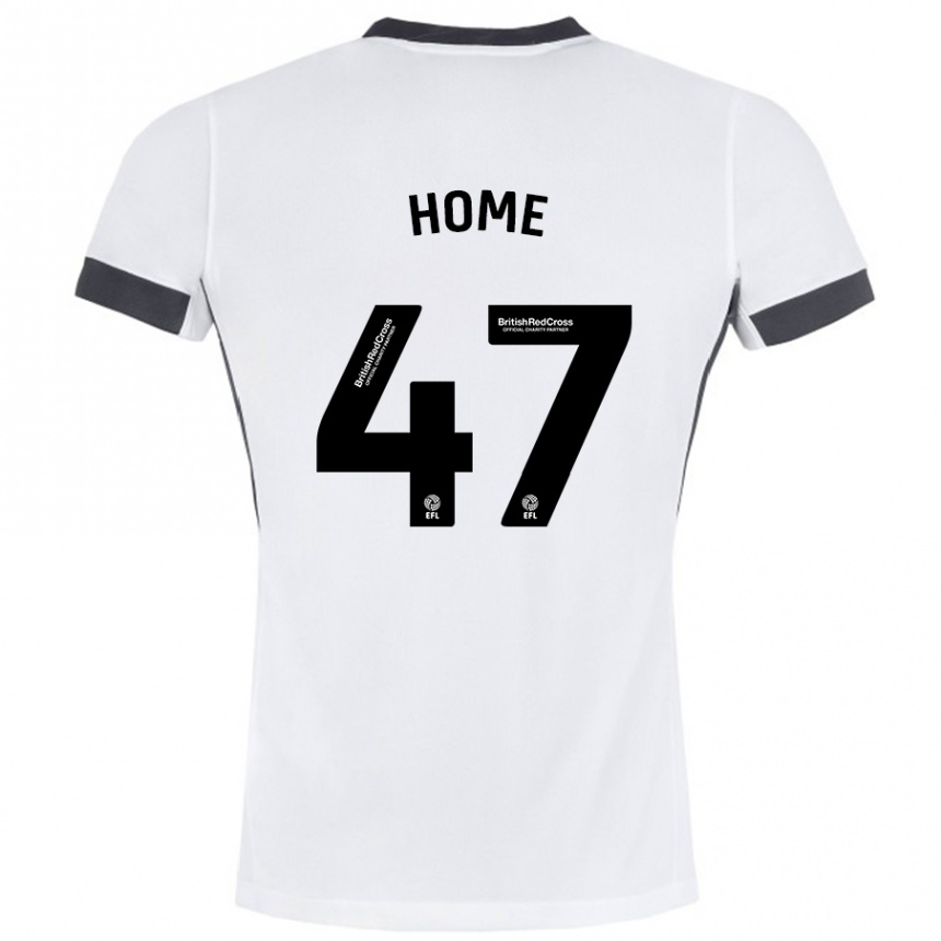 Vaikiškas Josh Home #47 Balta Juoda Išvykos Marškinėliai 2024/25 T-Shirt