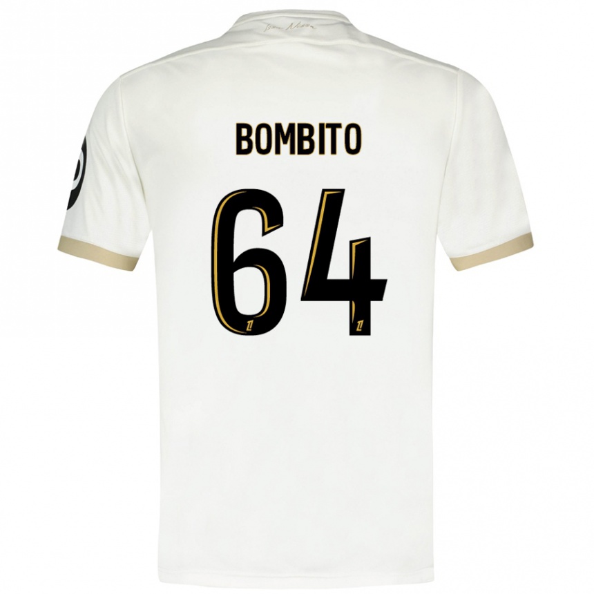 Vaikiškas Moïse Bombito #64 Baltasis Auksas Išvykos Marškinėliai 2024/25 T-Shirt